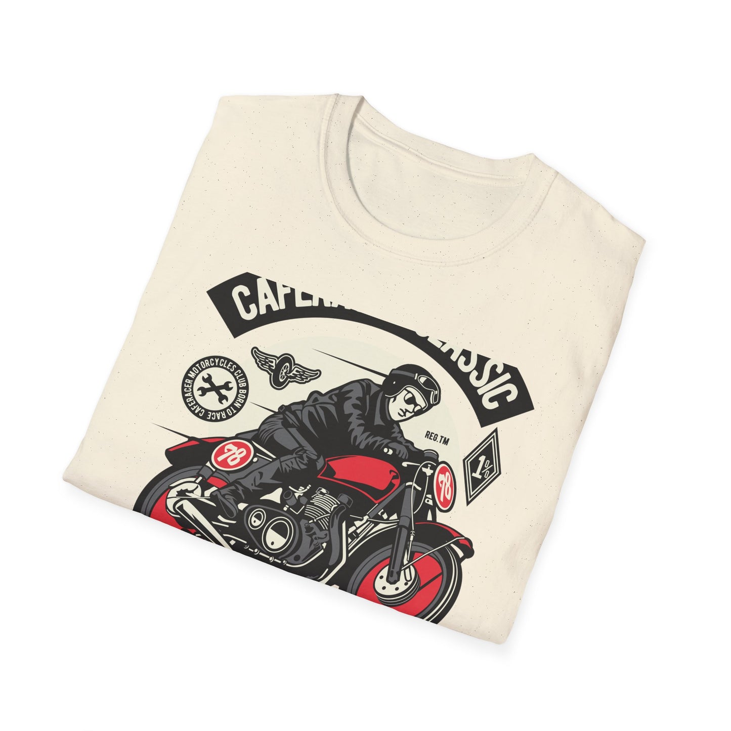 Vintage Cafe Racer Classic T-Shirt | Legendary Biker Club Motorcycle Tee for Men | Custom Garage Mechanic Apparel Gift