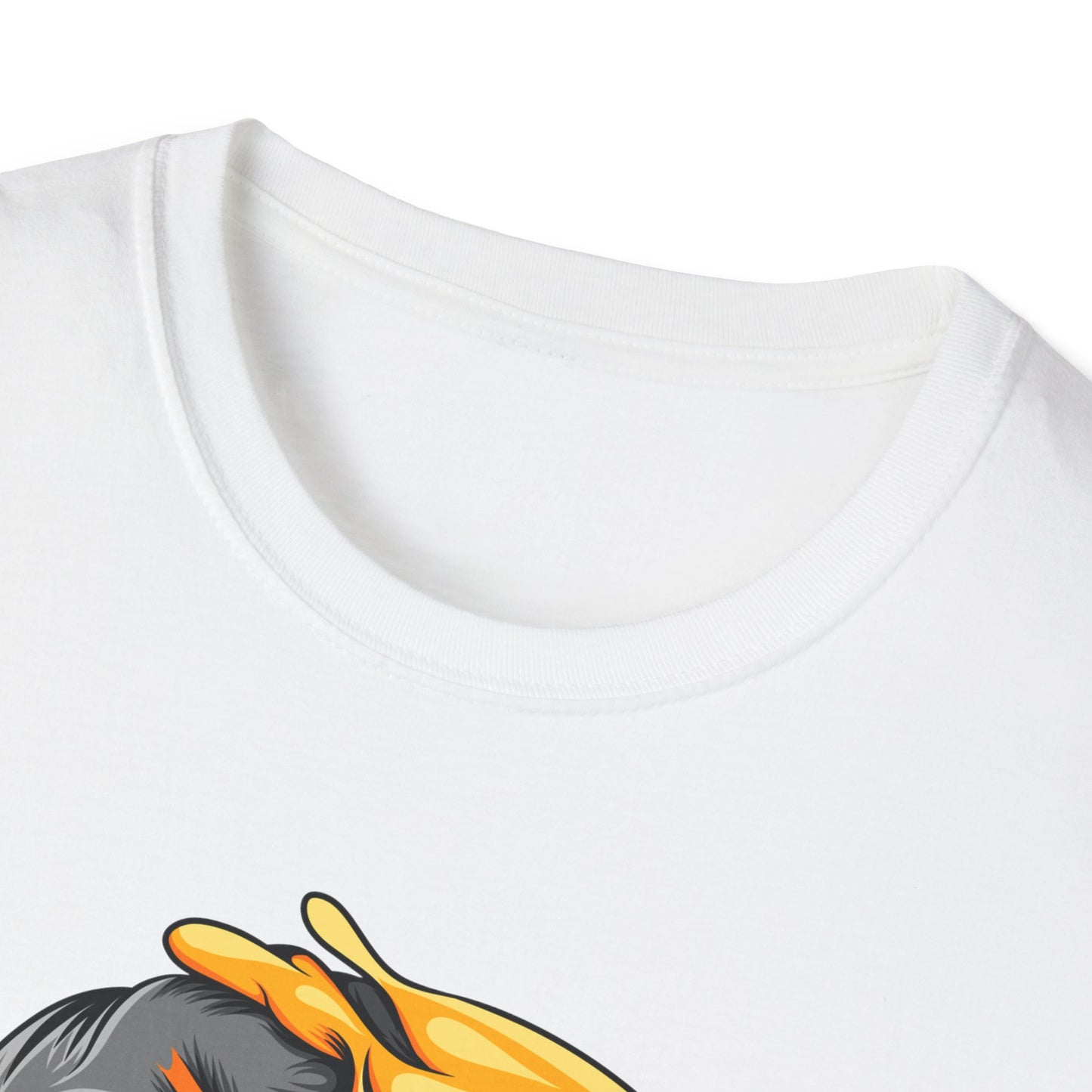 Vibrant Melting Emoji Skull T-Shirt | Unique Horror Pop Art Streetwear Tee | Edgy Graphic Design Statement
