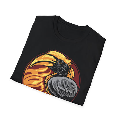 Vibrant Hornbill T-Shirt | Exotic Bird Graphic Tee | Bold Wildlife Apparel for Nature Lovers & Tropical Style