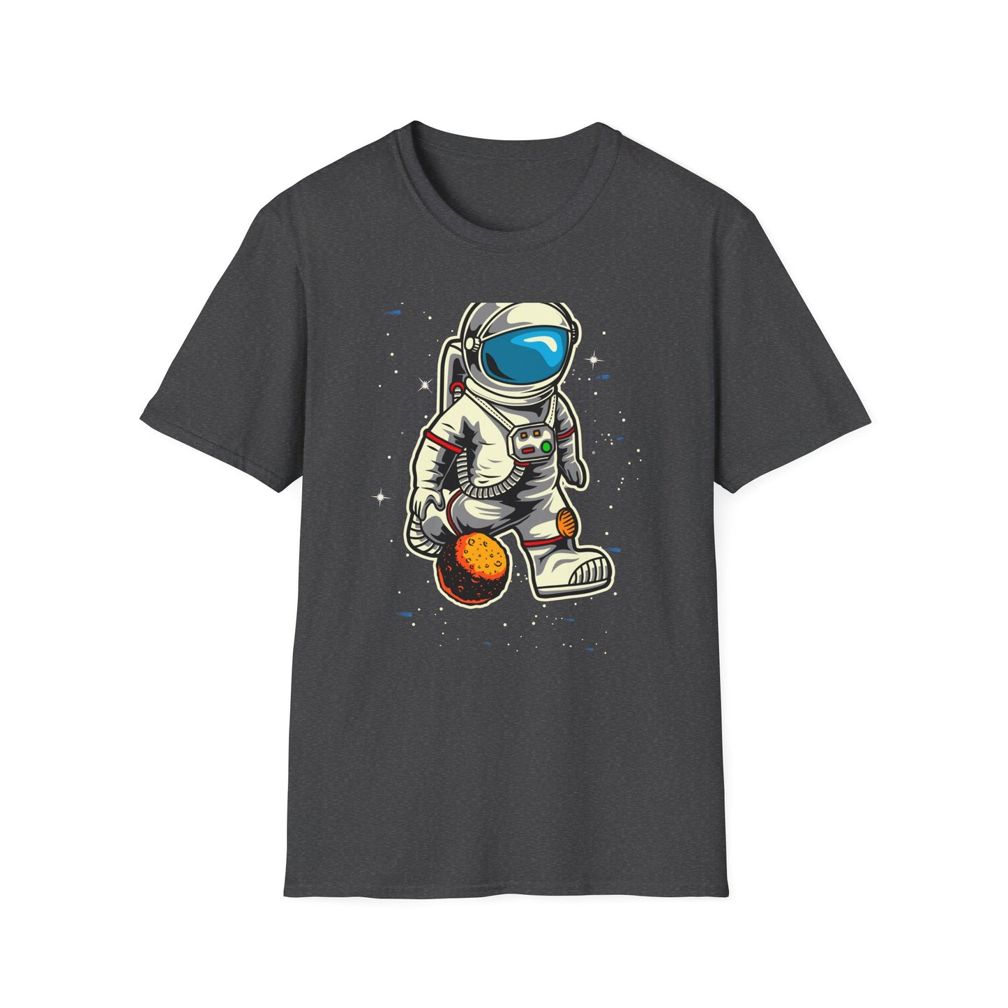 Epic Astronaut Moon Kick T-Shirt | Fun Space Soccer Fan Tee | Stellar Cosmic Explorer Gift for Kids & Adults