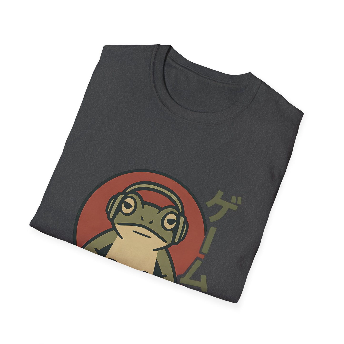 Japanese Style Gamer Frog Graphic T-Shirt