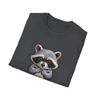 Adorable Raccoon "Snacks Are My Love Language" T-Shirt | Funny Foodie Animal Lover Tee | Ultimate Gift for Snack Enthusiasts