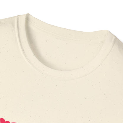 Groovy Happy Valentine's Day T-Shirt | Retro Pink Hearts Love Tee | Cute Festive Cupid Shirt for Women & Men