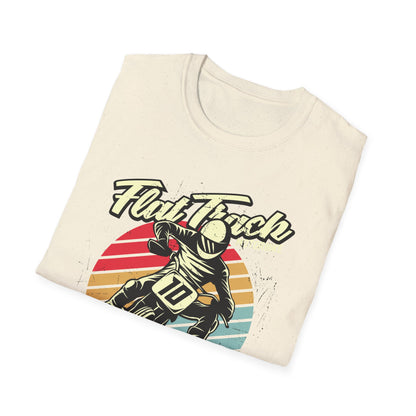 Vintage Flat Track Motorbike T-Shirt | Retro Dirt Bike Racer Tee | Awesome Adrenaline Seeker Gift