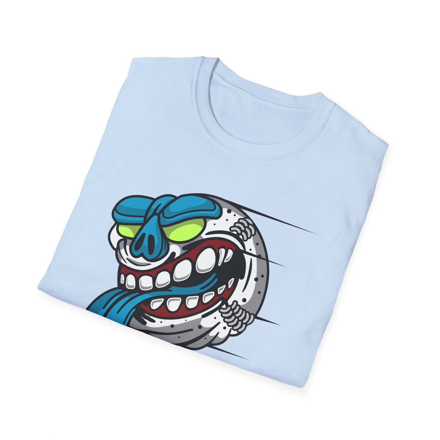Epic Wild Face T-Shirt - Speedy Cartoon Monster Tongue Tee for Edgy Streetwear & Unique Style