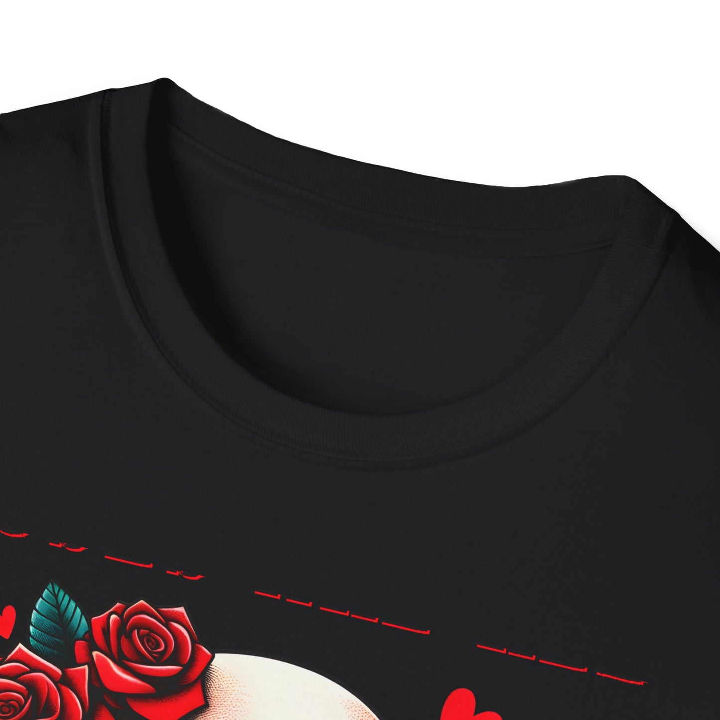 Epic 'Roses Are Red Inside I'm Dead' T-Shirt | Edgy Skull & Rose Gothic Tee | Dark Humor Statement Apparel