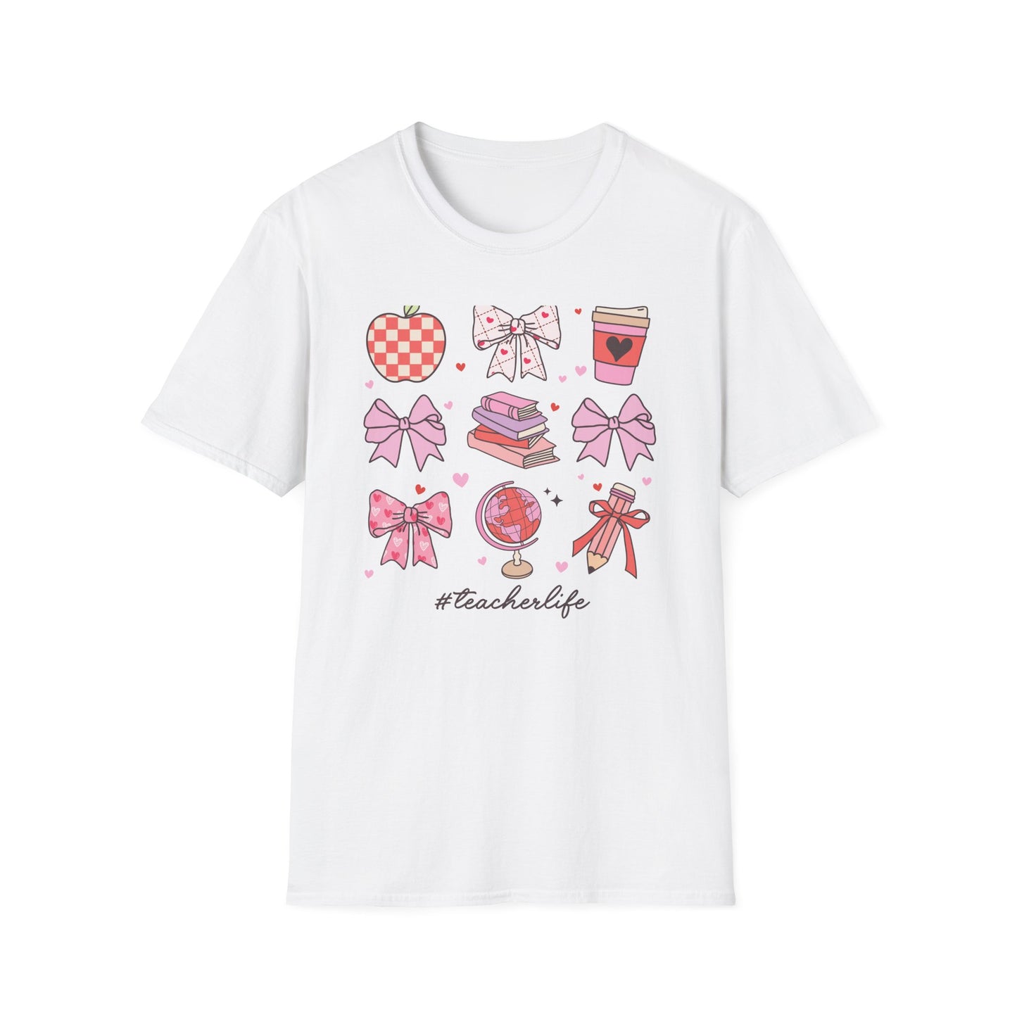 Adorable #TeacherLife T-Shirt - Cute Educator Gift for Back to School & Appreciation Day! Cozy & Inspiring Design