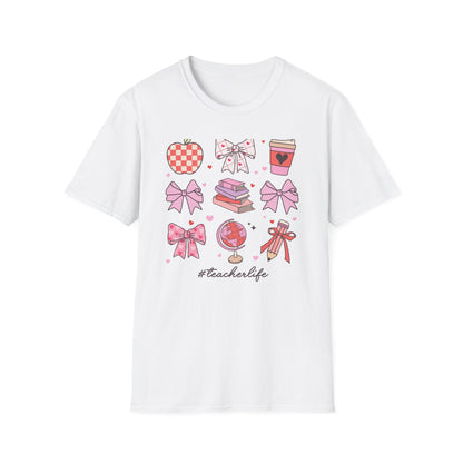 Adorable #TeacherLife T-Shirt - Cute Educator Gift for Back to School & Appreciation Day! Cozy & Inspiring Design