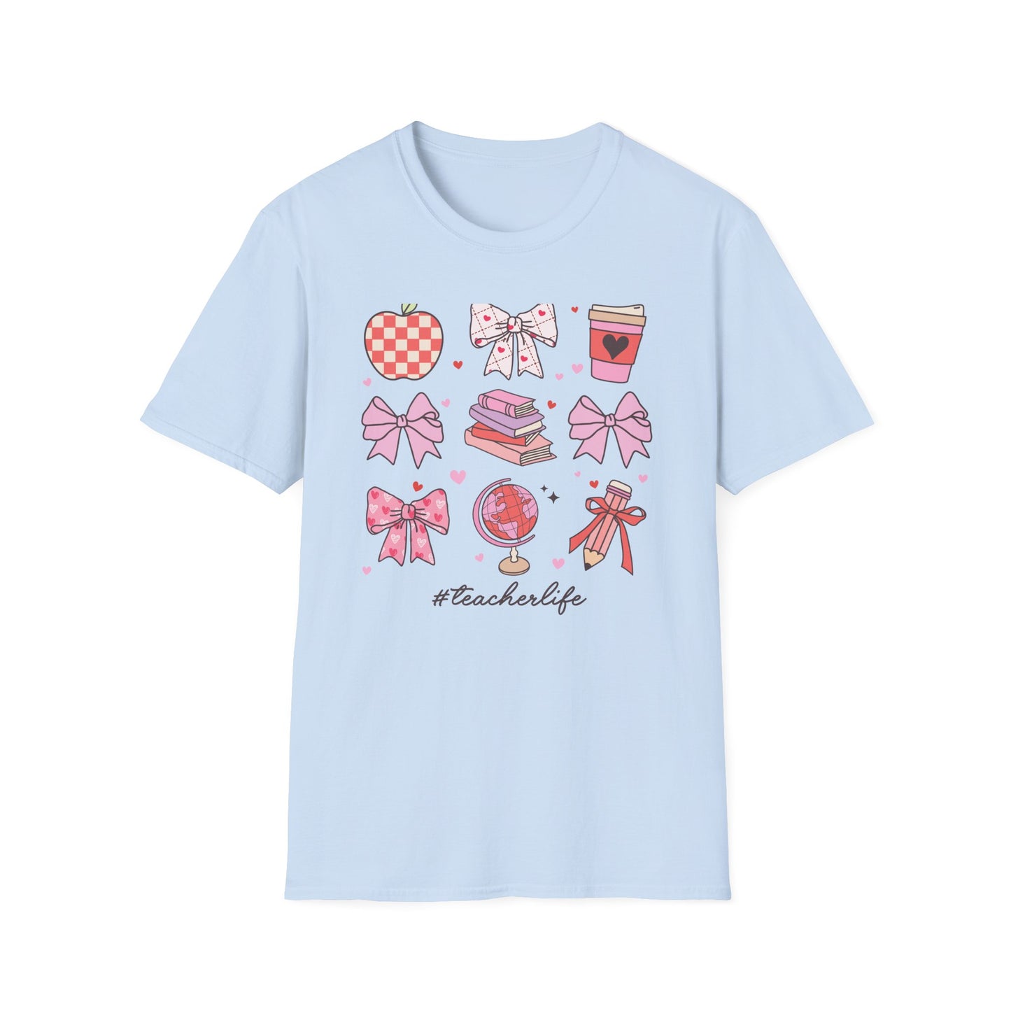 Adorable #TeacherLife T-Shirt - Cute Educator Gift for Back to School & Appreciation Day! Cozy & Inspiring Design