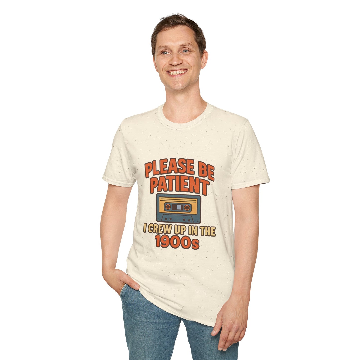Please Be Patient – I Crew Up in the 1900s Retro Meme T-Shirt