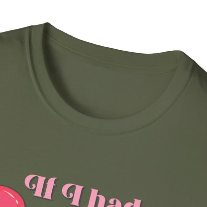 Edgy Romantic Skull T-Shirt | "If I Had Feelings They'd Be For You" Pastel Goth Love Tee | Unique Valentine's Gift