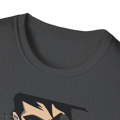 Dynamic Street Art Rebel T-Shirt | Urban Graffiti Artist Tee | Bold Comic Style Graphic Apparel