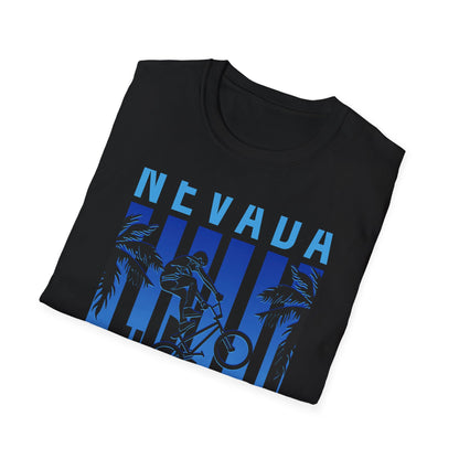 Dynamic Nevada BMX Freestyle Club T-Shirt | Official Est. 2021 Rider Apparel with City & Palm Design
