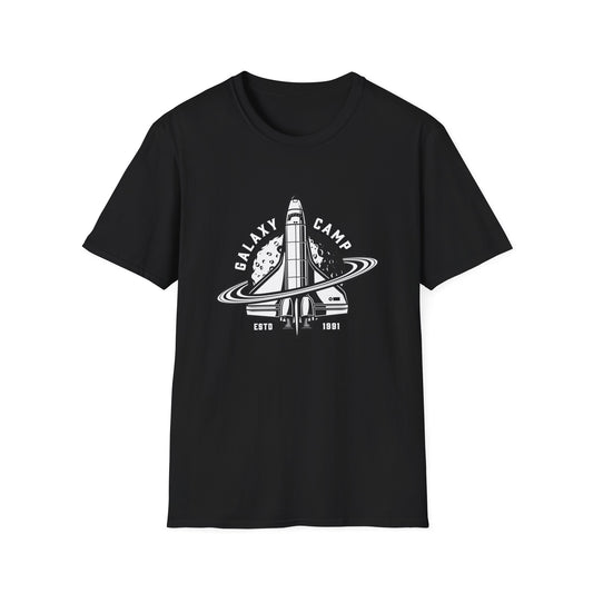 Epic Space Shuttle T-Shirt | Vintage Cosmic Saturn & Moon Tee | Stellar Astronomy & Science Fan Apparel | Explore the Galaxy!