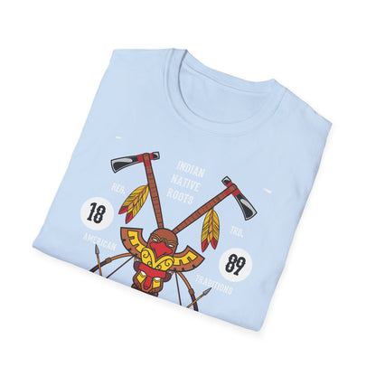 Majestic Native American Heritage T-Shirt - Tribal Totem & Warrior Symbols | Authentic Indigenous Culture Apparel