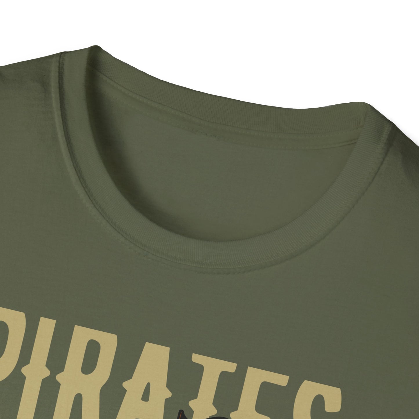 Bold Pirate Ship & Treasure T-Shirt | Work Like A Captain Play Like A Pirate Tee | Epic Adventure Lover Gift
