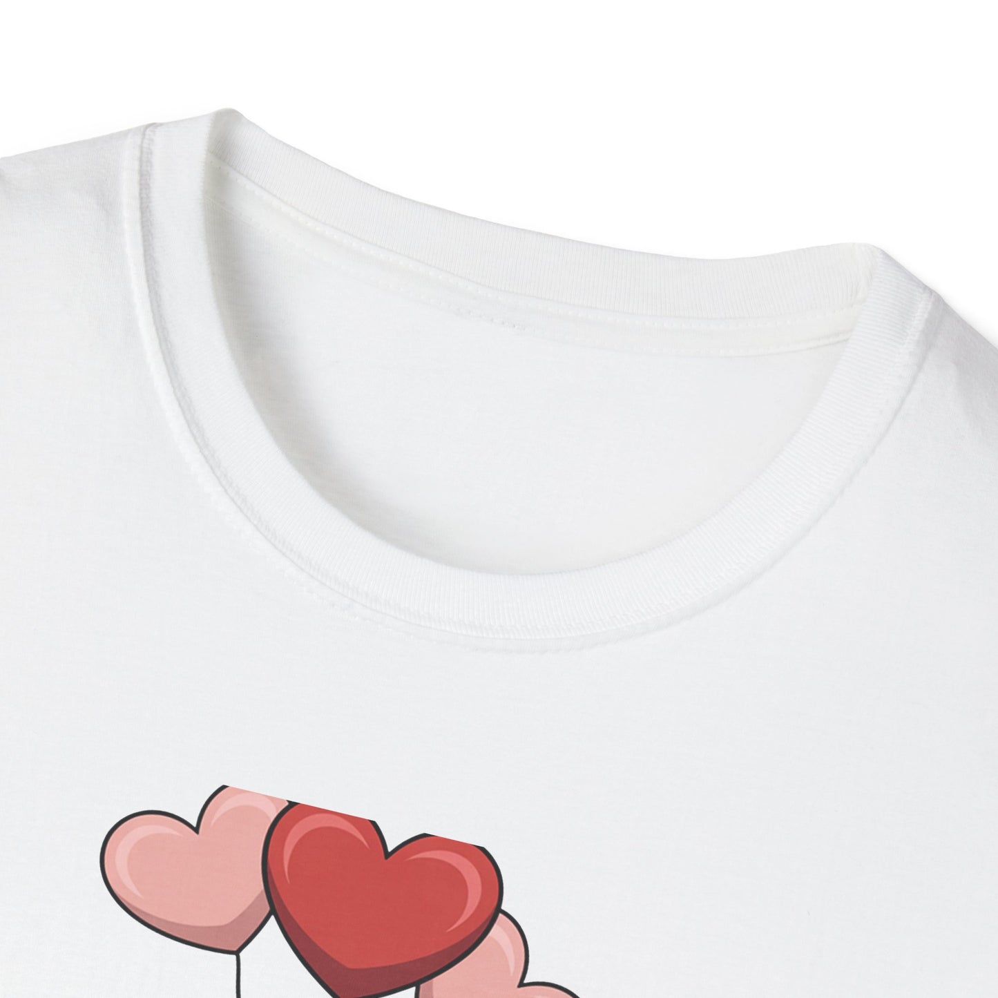 Charming Valentine Gnome Love T-Shirt | Cute Heart Design & Polka Dot Hat | Sweet Holiday Gift for Her