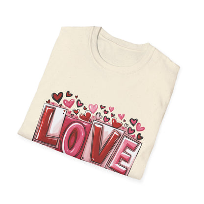 Charming LOVE Hearts T-Shirt | Perfect Valentine's Day & Anniversary Gift | Express Your Love Sweet Design Tee
