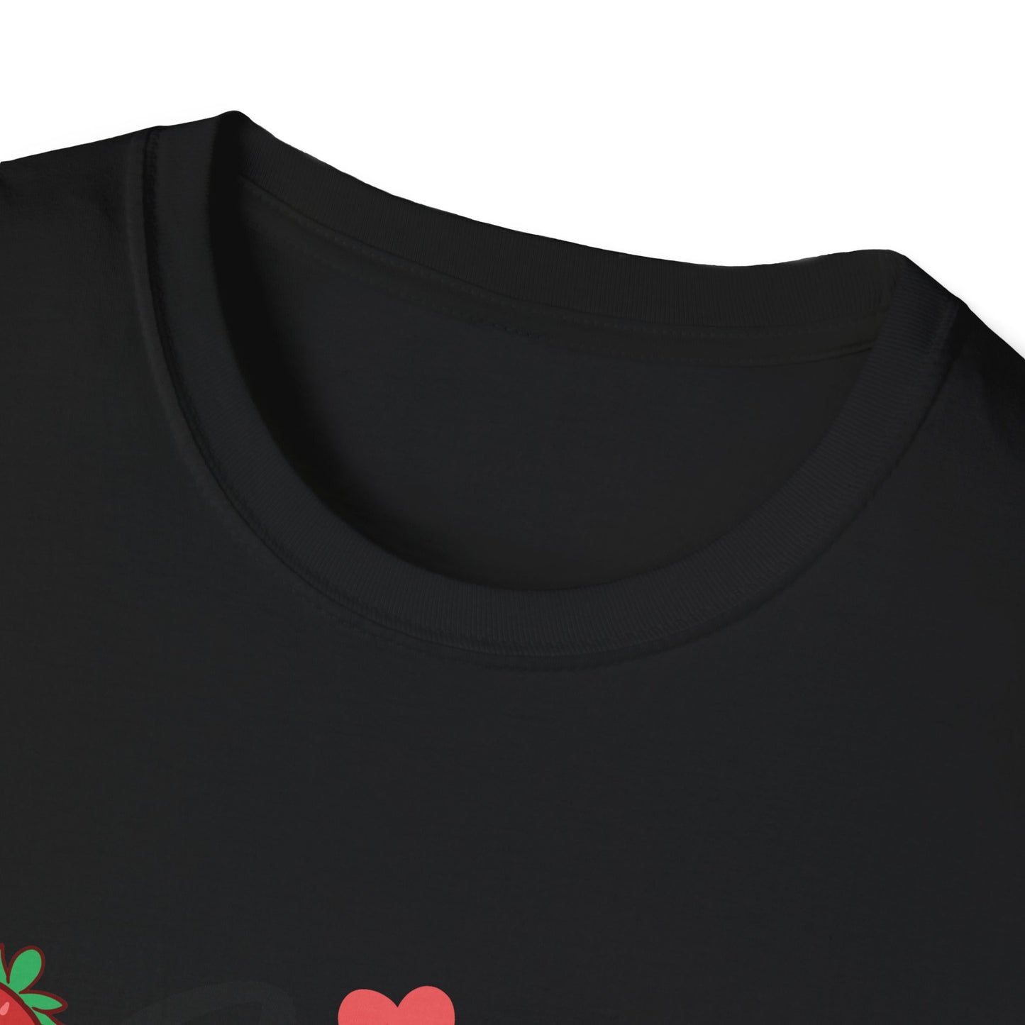 Sweet Valentine's Gift Box T-Shirt with Hearts & Strawberries | Adorable Romantic Tee for Her | Perfect Love Anniversary Apparel