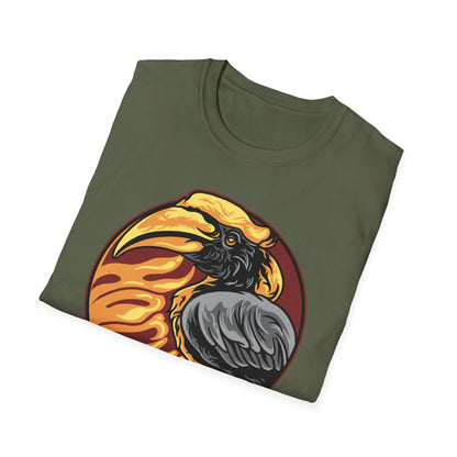 Vibrant Hornbill T-Shirt | Exotic Bird Graphic Tee | Bold Wildlife Apparel for Nature Lovers & Tropical Style