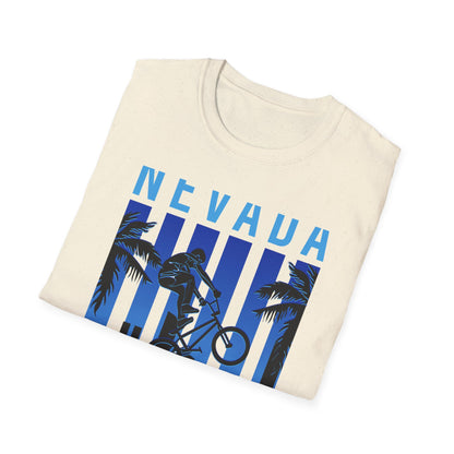 Dynamic Nevada BMX Freestyle Club T-Shirt | Official Est. 2021 Rider Apparel with City & Palm Design