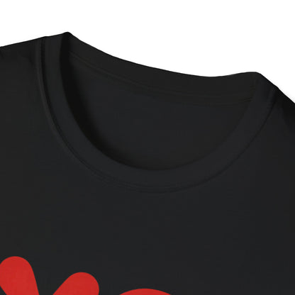 Sweet XOXO Hugs & Kisses Heart T-Shirt | Express Your Love with This Adorable Couple's Tee | Perfect Valentine's Day Gift