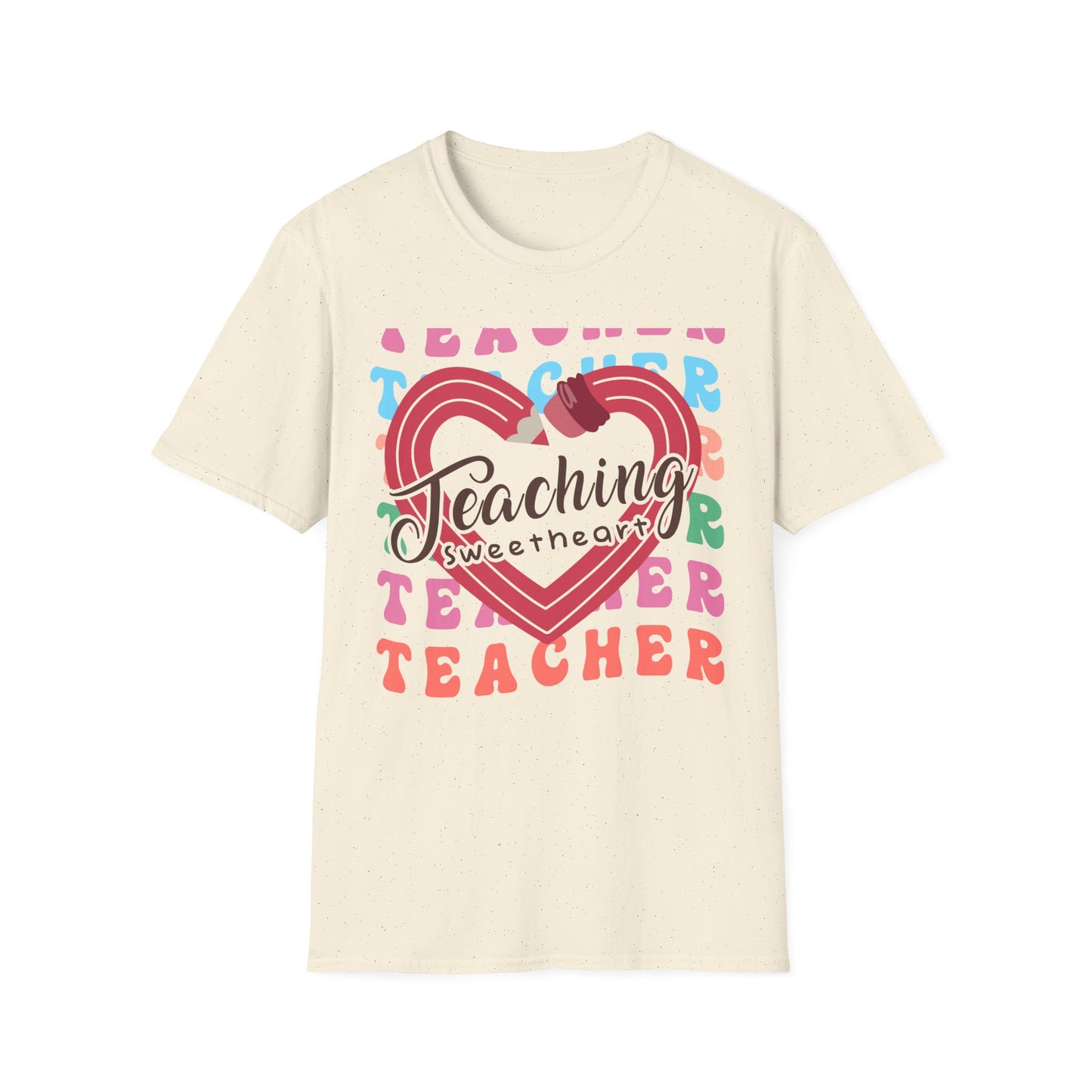 Groovy Teaching Sweetheart T-Shirt | Adorable Teacher Appreciation Tee | Perfect Gift for Educators & Mentors
