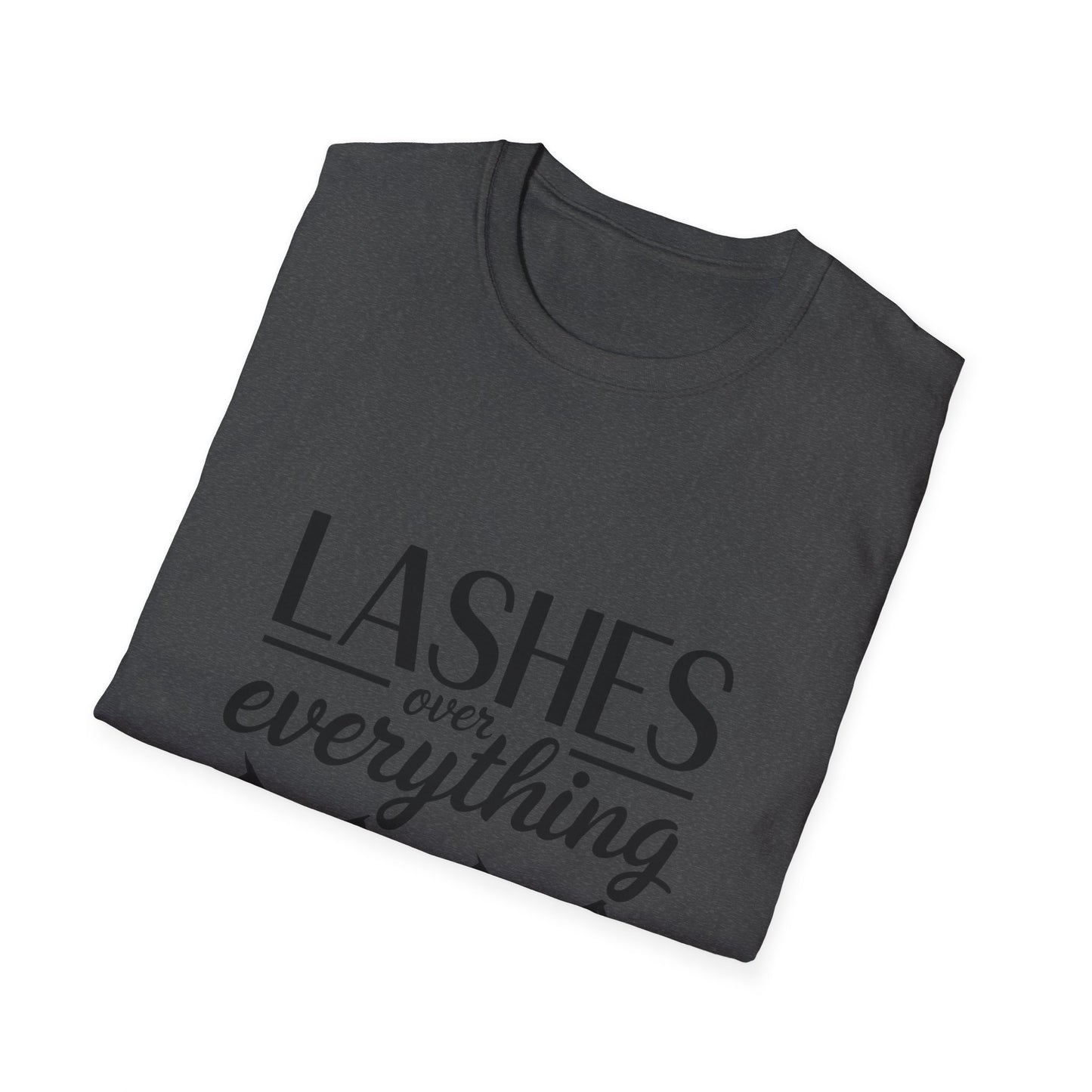 LASH Over Everything T-Shirt | Stunning Eyelash Lover Tee for Makeup Artists & Glam Queens