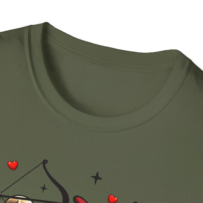 Dark Cupid Skeleton T-Shirt | Edgy Valentine's Day Love Tee | Unique Gothic Romance & Spooky Chic Gift