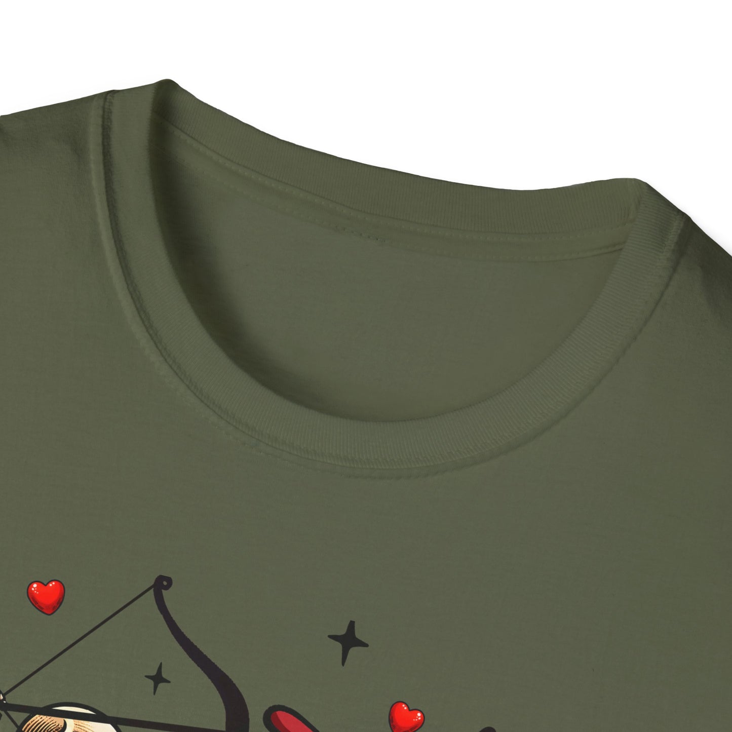 Dark Cupid Skeleton T-Shirt | Edgy Valentine's Day Love Tee | Unique Gothic Romance & Spooky Chic Gift