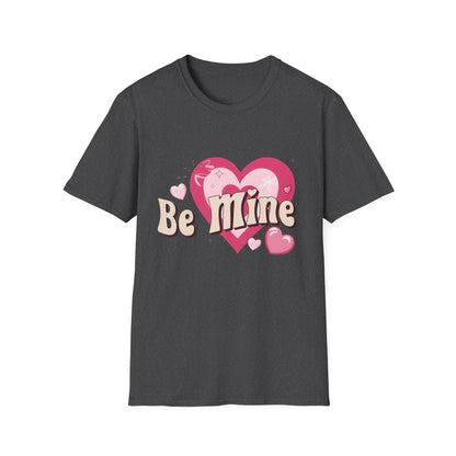 Be Mine Retro Valentine's T-Shirt | Sweet Pink Hearts & Groovy Text Tee | Adorable Love Gift for Her/Him