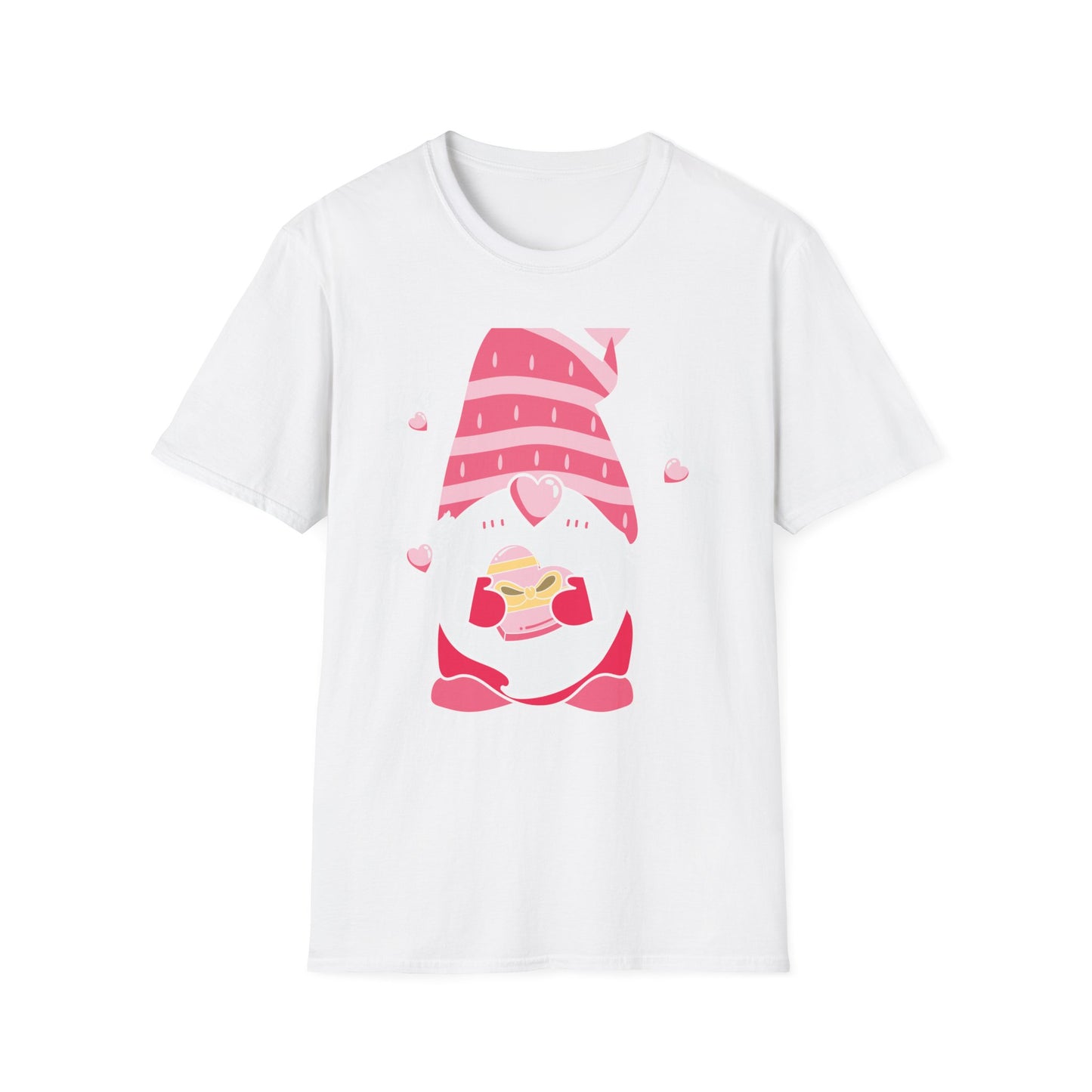 Adorable Valentine's Day Gnome T-Shirt | Sweet Heart Gift Tee for Her & Couples