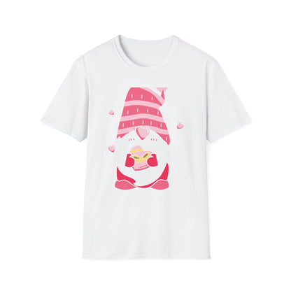 Adorable Valentine's Day Gnome T-Shirt | Sweet Heart Gift Tee for Her & Couples