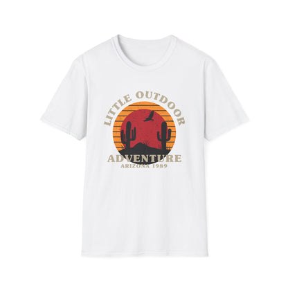Classic Arizona Desert Adventure T-Shirt - Vintage Saguaro Sunset & Eagle Tee | Epic Outdoor Explore Apparel Gift