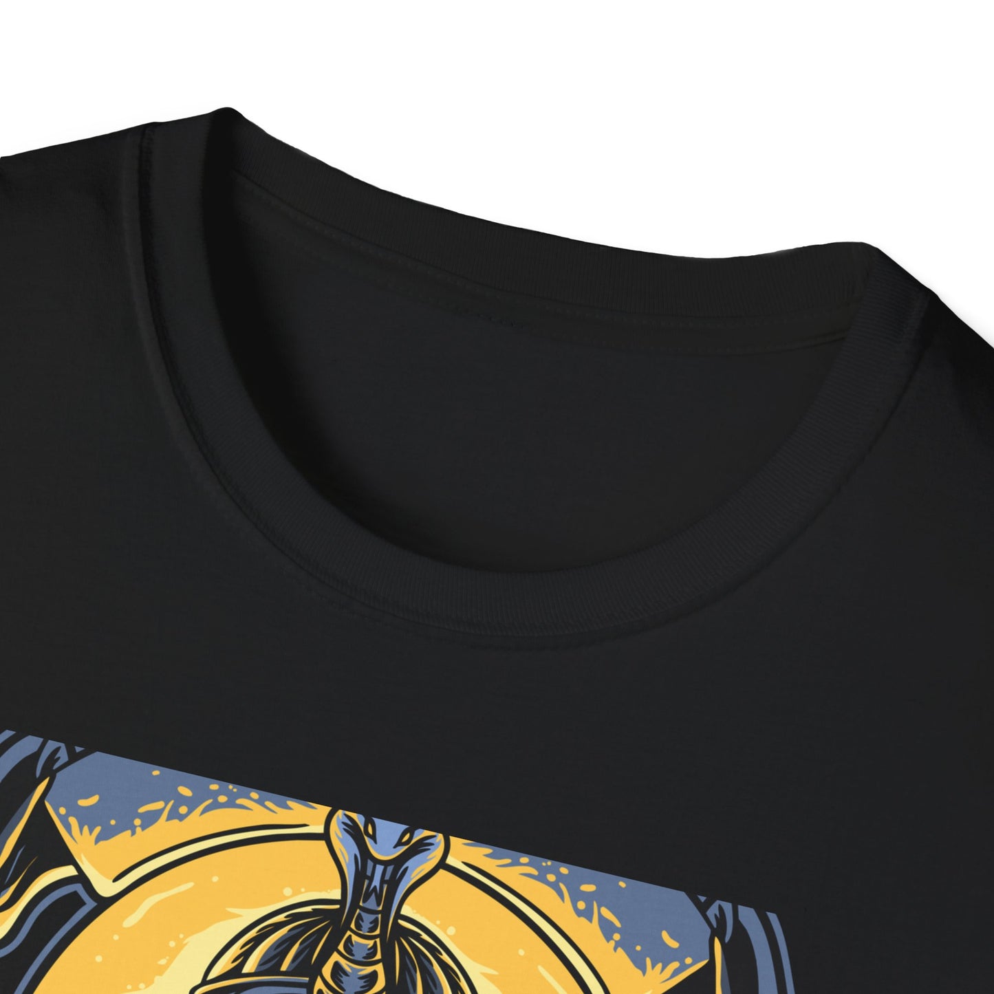Stunning Egyptian Goddess T-Shirt | Mystic Cobra Queen Design Tee with Ancient Aura & Glowing Eyes for History Buffs