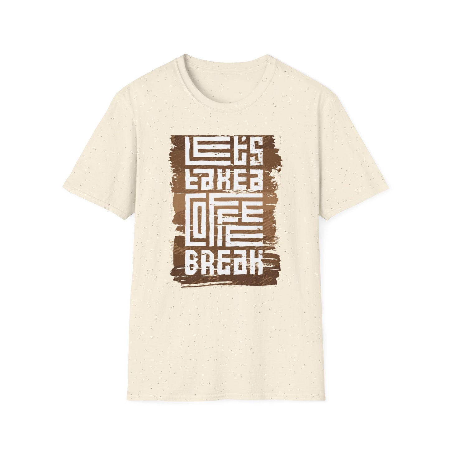 Unique Let's Take a Coffee Break T-Shirt | Stylish Distressed Coffee Lover Tee | Essential Daily Brew Relax Shirt