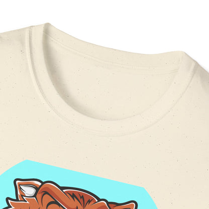 Rad Roaring Tiger Skateboard T-Shirt | Fierce Skater Mascot Graphic Tee for Extreme Style