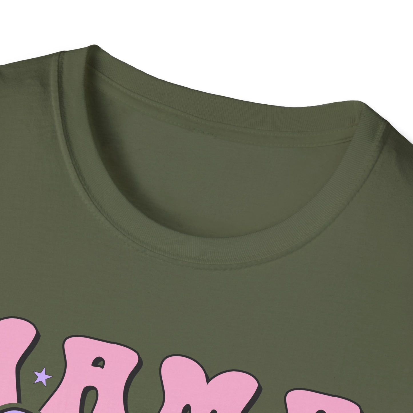 Trendy Groovy MAMA T-Shirt for Moms | Adorable Pink Purple Bow Tee | Perfect Mother's Day Gift for Her