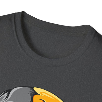 Awesome Melting Emoji Skull T-Shirt | Edgy Duality Design Tee | Unique Statement Wear for All