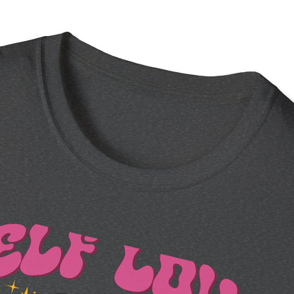 Self Love Is The Best Love T-Shirt | Groovy Cartoon Hearts Tee | Empowering Positive Vibes & Retro Style Gift for Her