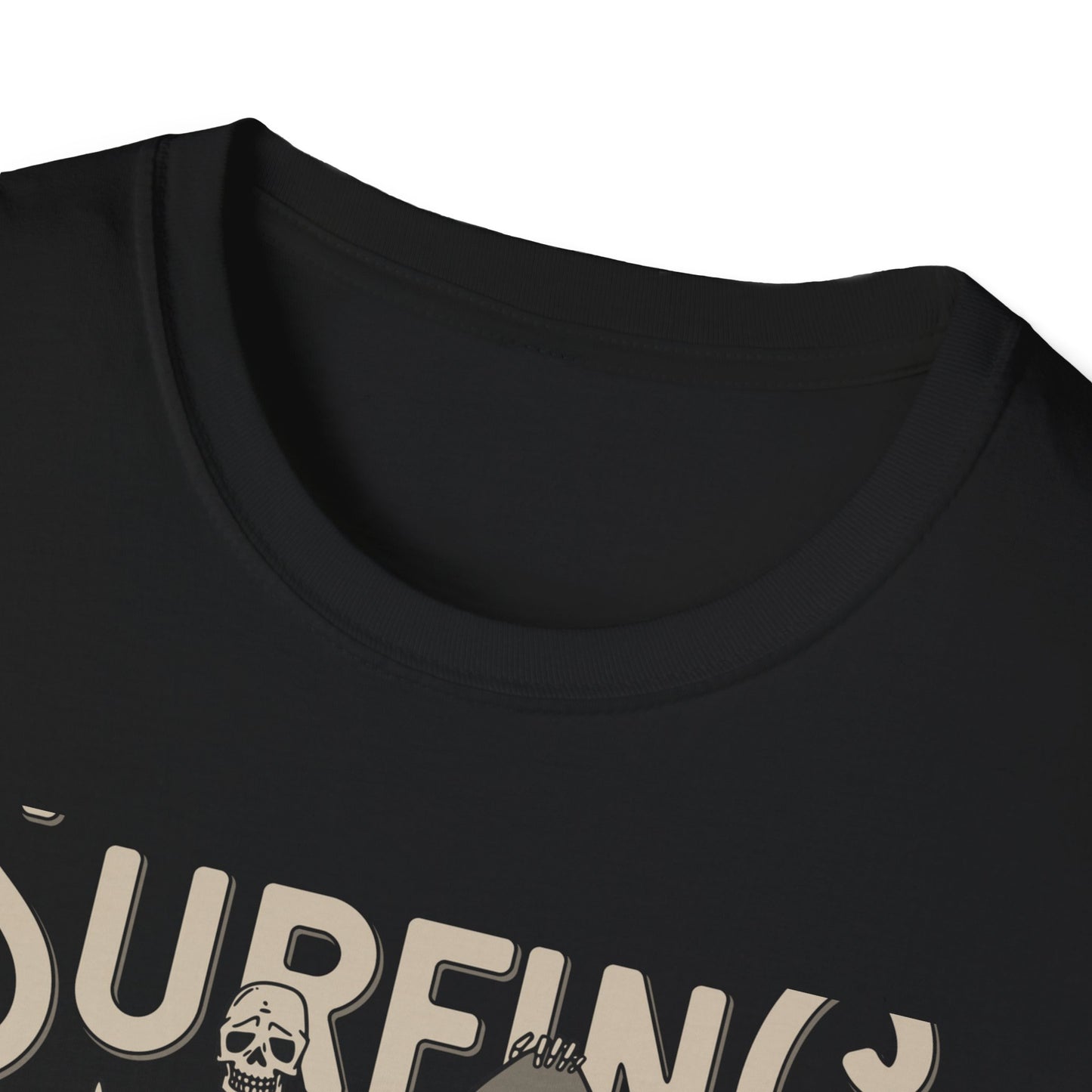 Awesome California Surfing Paradise Skeleton T-Shirt - Vintage Beach Surfer Skull Tee | Epic Summer Vibes