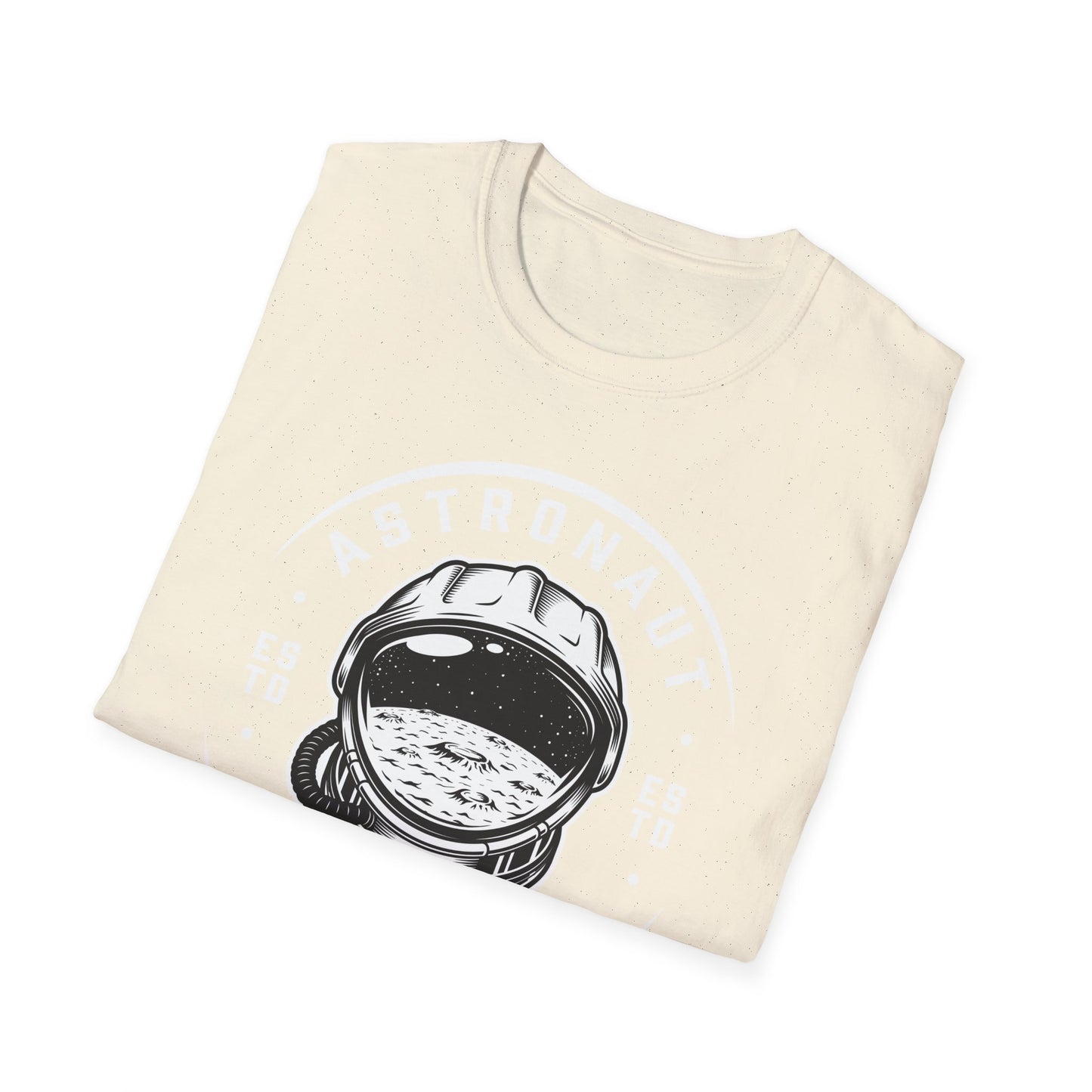 Epic Space Explorer Astronaut Helmet T-Shirt | Cosmic Moon & Stars Design Tee for Sci-Fi Lovers & Dreamers