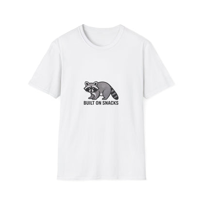 Hilarious 'I'm Up To Snacks' Raccoon T-Shirt | Cute Animal Lover Tee | Funny & Trendy Graphic Tee Gift