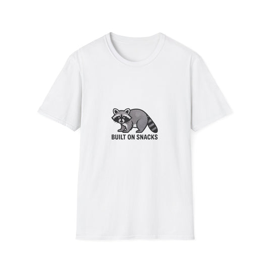 Hilarious 'I'm Up To Snacks' Raccoon T-Shirt | Cute Animal Lover Tee | Funny & Trendy Graphic Tee Gift