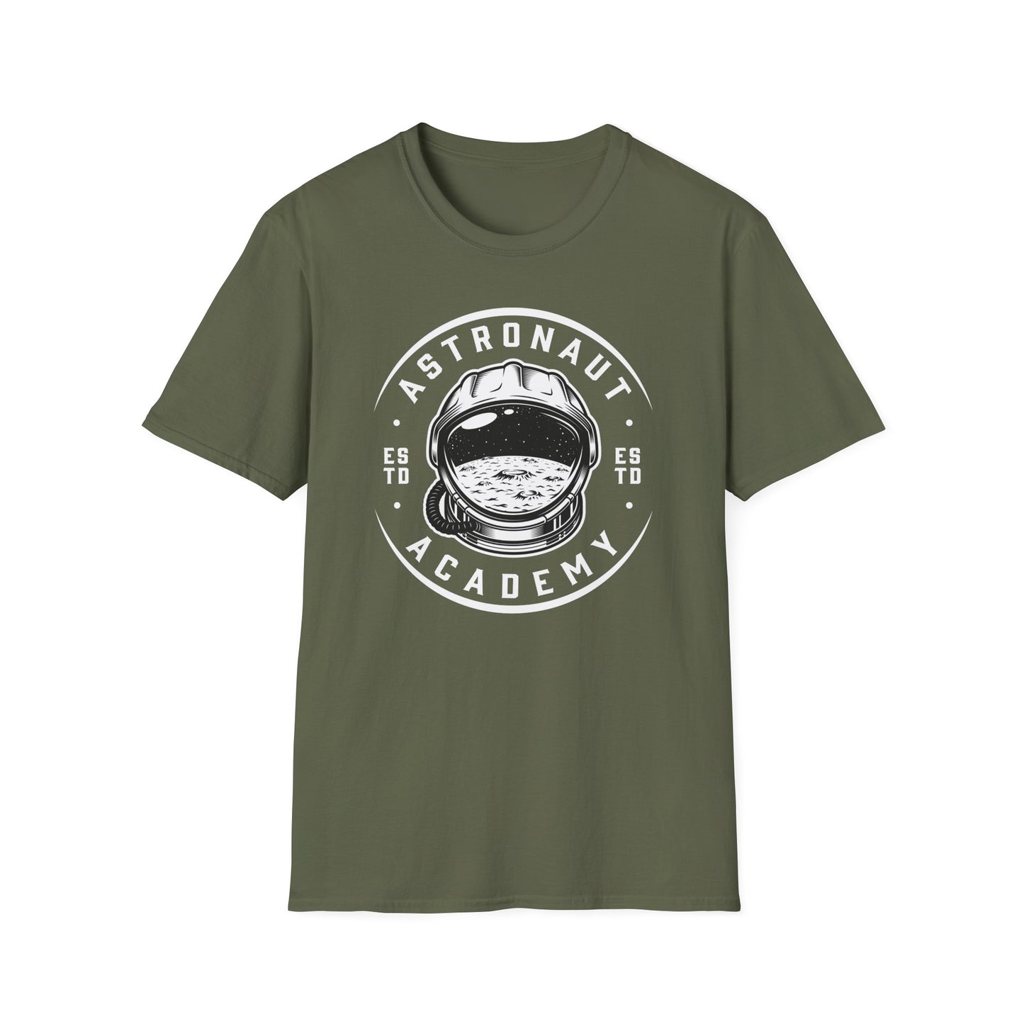Epic Space Explorer Astronaut Helmet T-Shirt | Cosmic Moon & Stars Design Tee for Sci-Fi Lovers & Dreamers