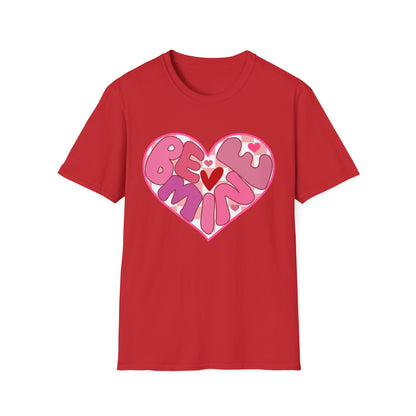 Sweet Be Mine Heart T-Shirt | Adorable Valentine's Day Love Tee | Retro Pink Aesthetic Gift for Her