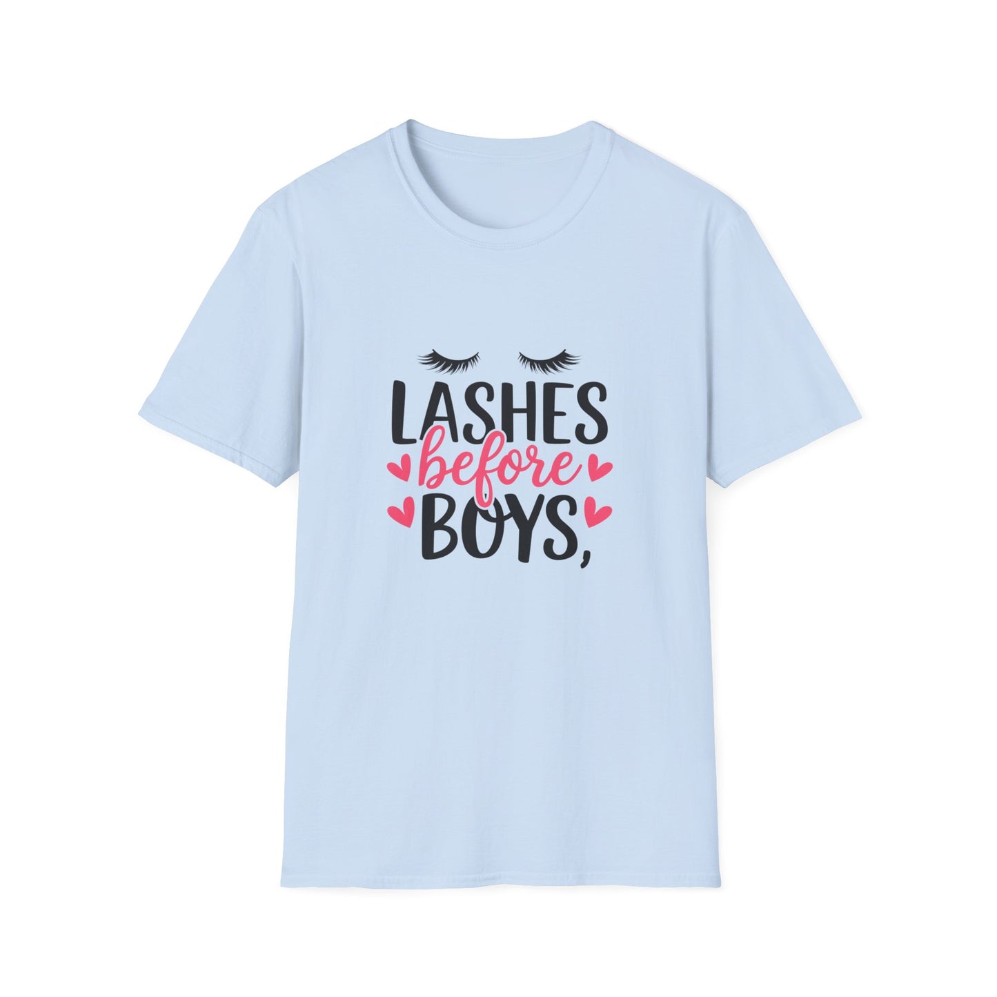 Charming 'Before' T-Shirt | Women's Getting Ready Tee with Eyelashes & Hearts | Perfect Bachelorette & Bridal Gift