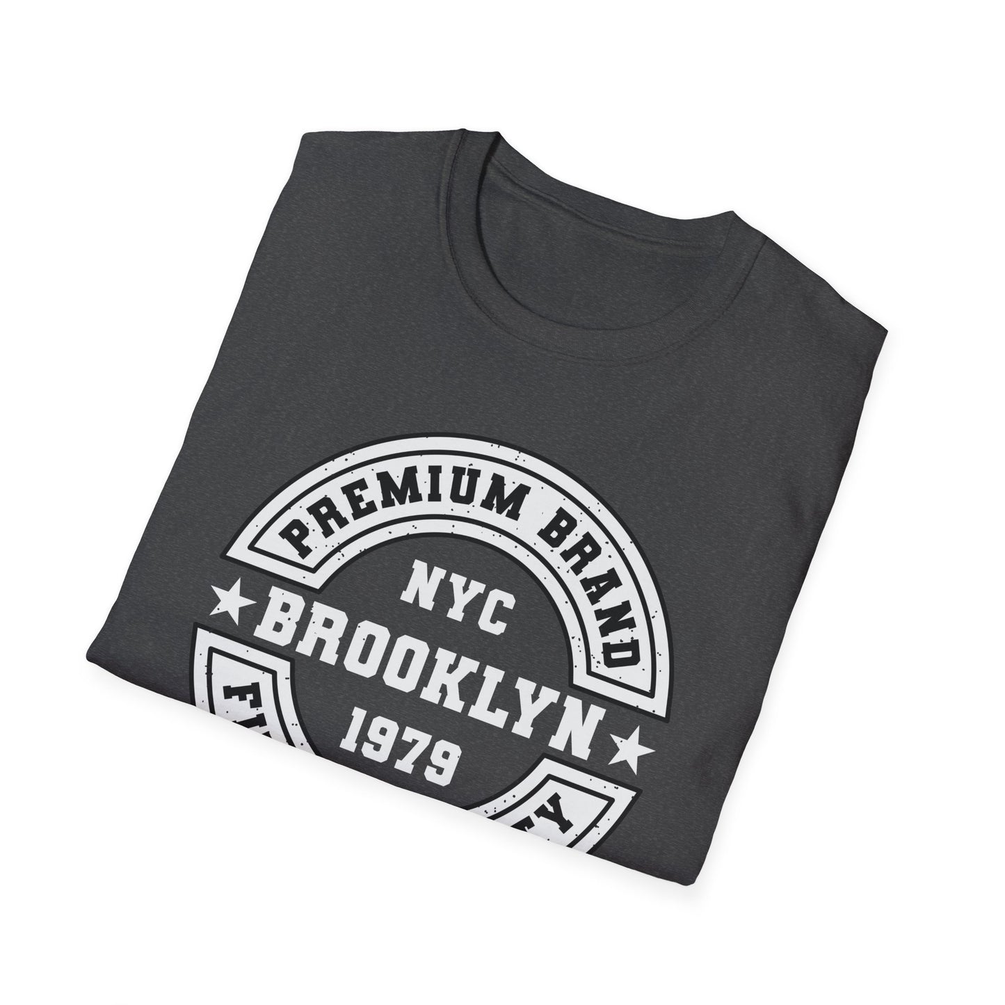 Iconic Brooklyn 1979 Premium T-Shirt | NYC Finest Quality Vintage Tee | Stylish Urban Heritage Apparel | Distressed Retro Look