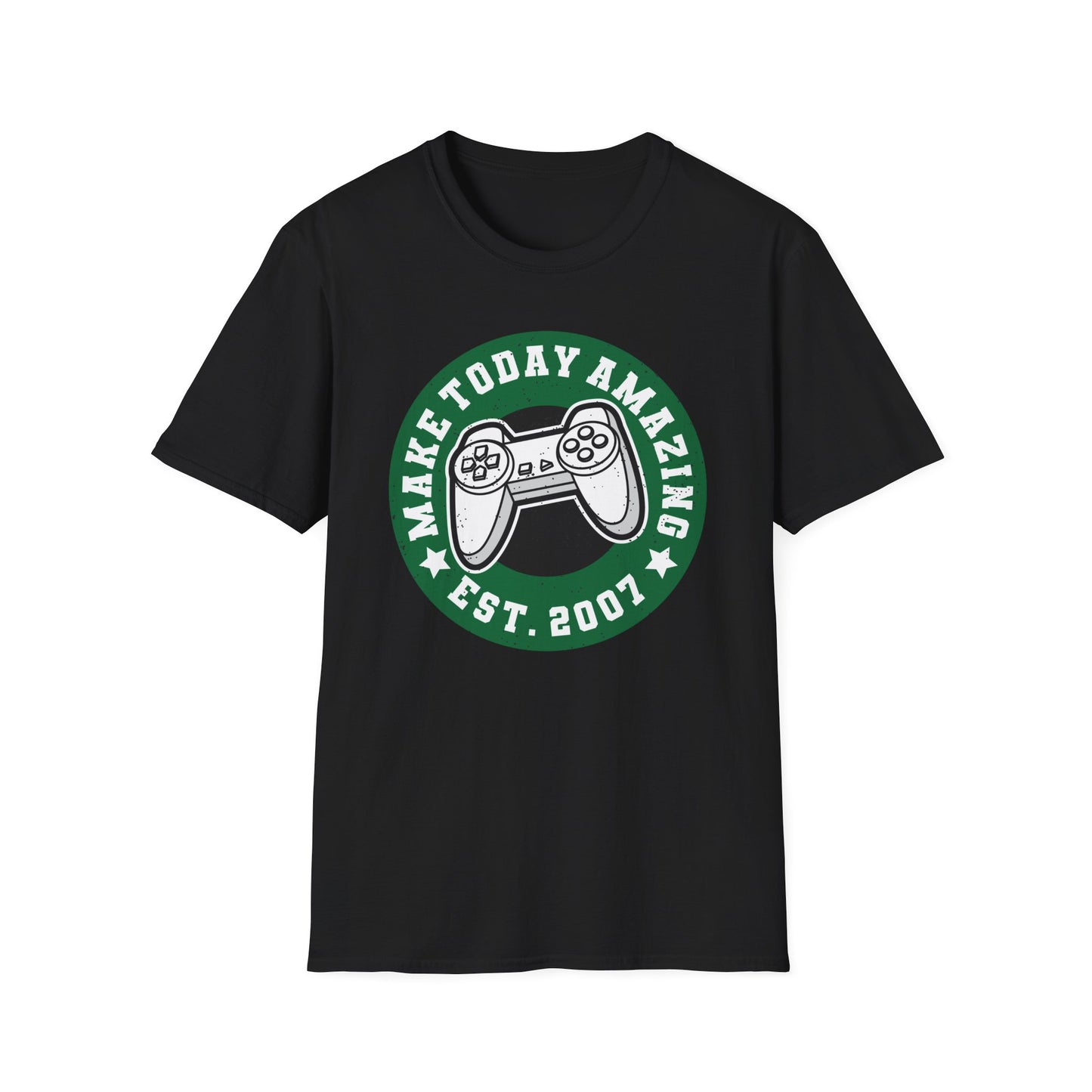 Make Today Amazing Gaming T-Shirt | Est. 2007 Retro Controller Tee - Awesome Gamer Gift for Video Game Fans
