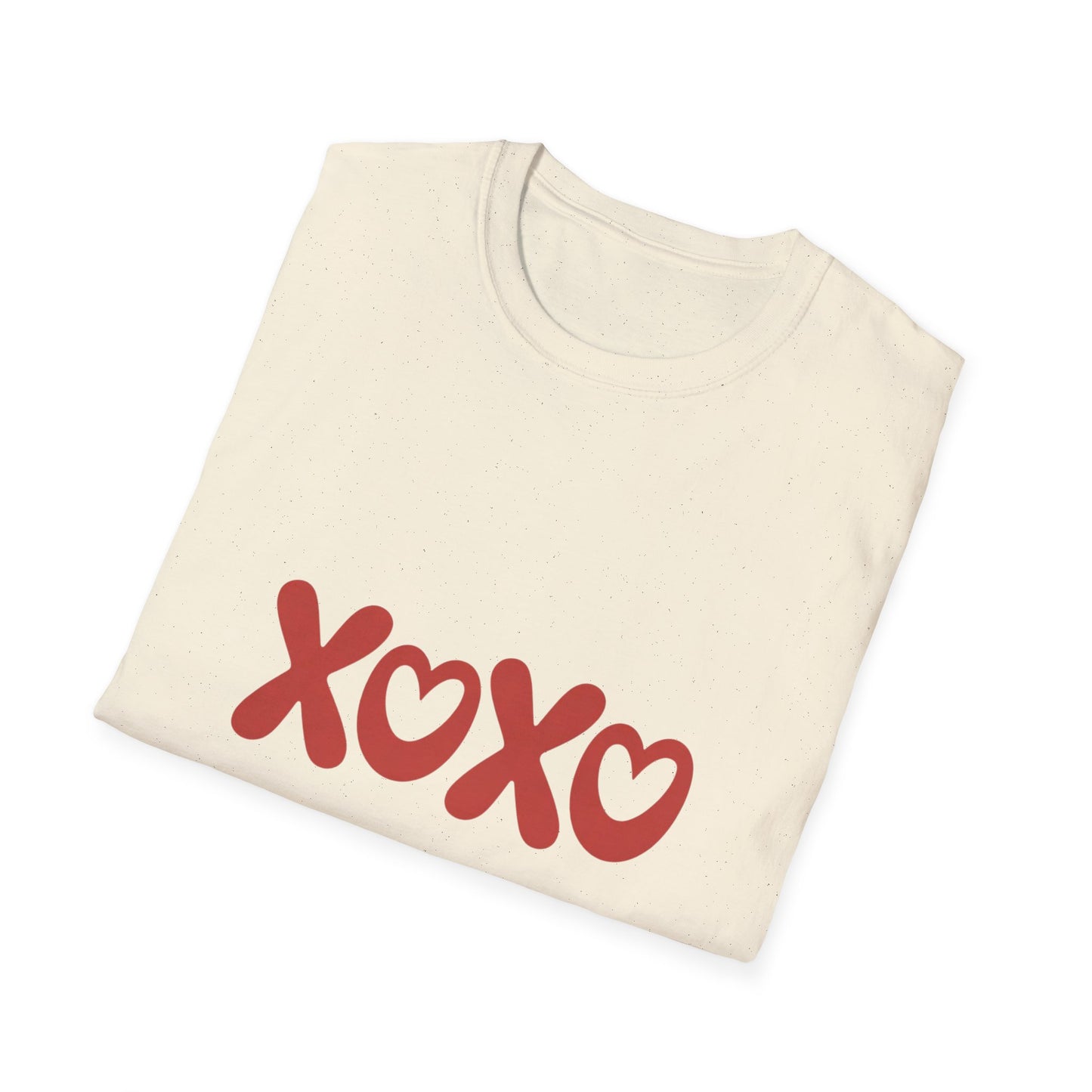 Sweet XOXO Heart T-Shirt | Trendy Hugs & Kisses Love Graphic Tee for Valentine's Day & Beyond